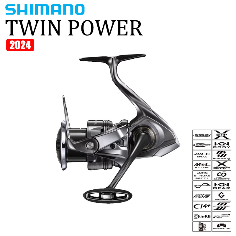 Shimano Reel Sustain - SHIMANO 2024 TWINPOWER Seawater Spinning Reel