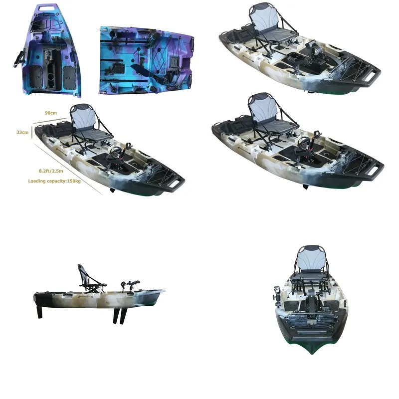 Fishing Kayak Seat - 8ft Modular Single Seat Fin Pedal