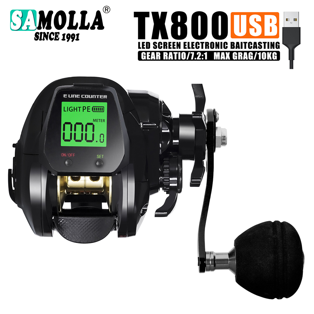 Kastking Reel Zephyr - SAMOLLA Baitcasting Fishing Reel Electronic Big