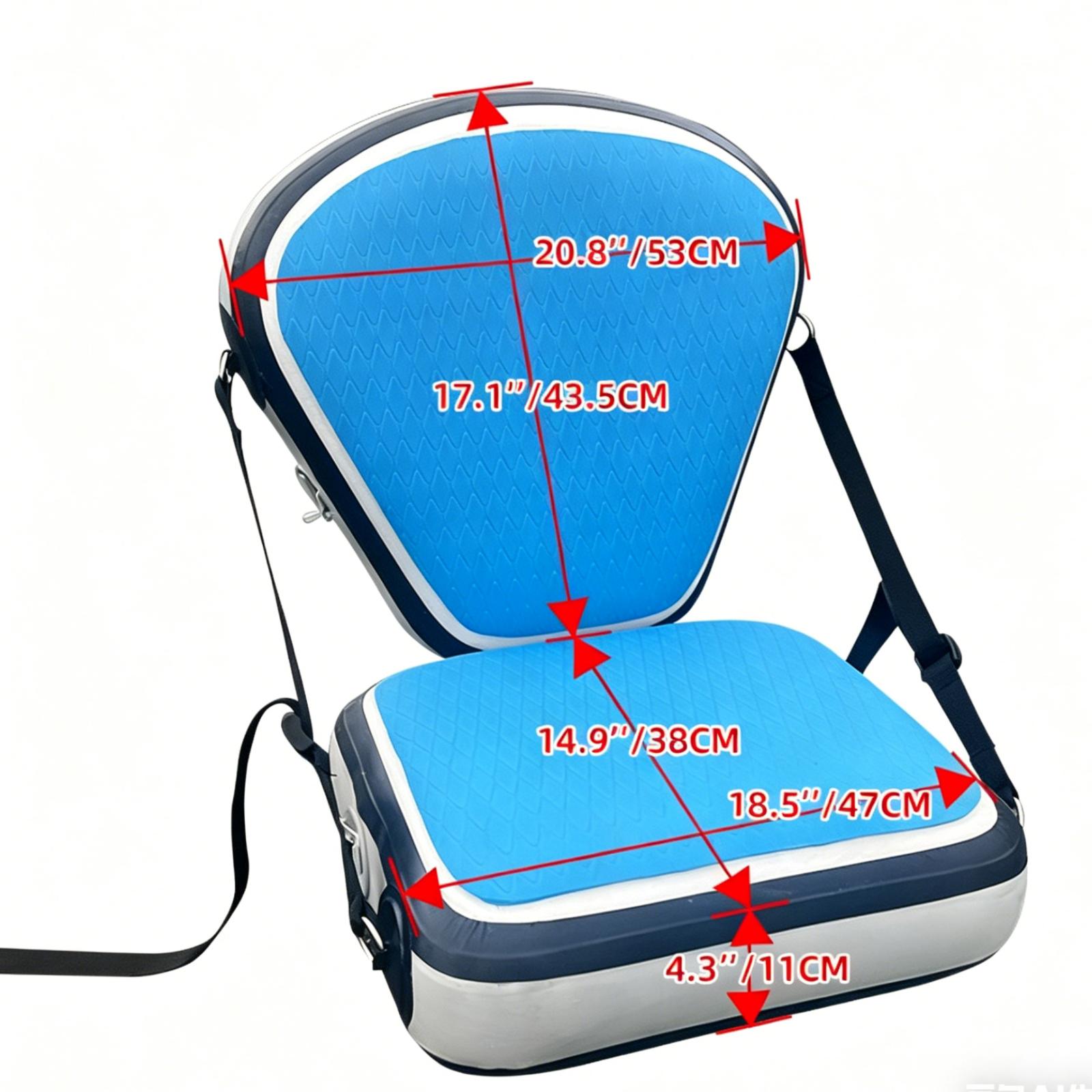 Adjustable PVC Kayak Seat Infl - Fishing Kayak Seat review and price