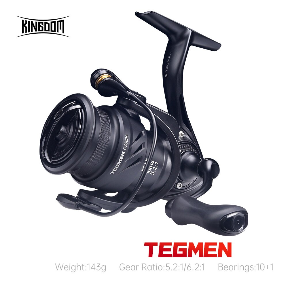 Kingdom Tegmen 5.2:1 6.2:1 143 - Kastking Reel Zephyr review and price