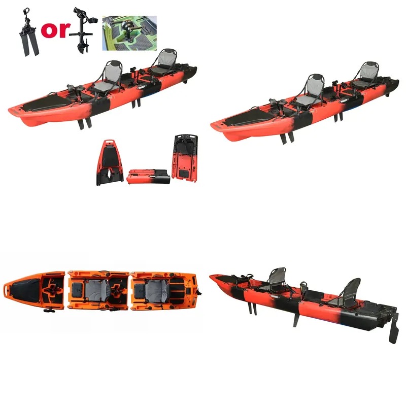 Hot Sale 14FT 2-Person Double  - Fishing Kayak Sit In review and price