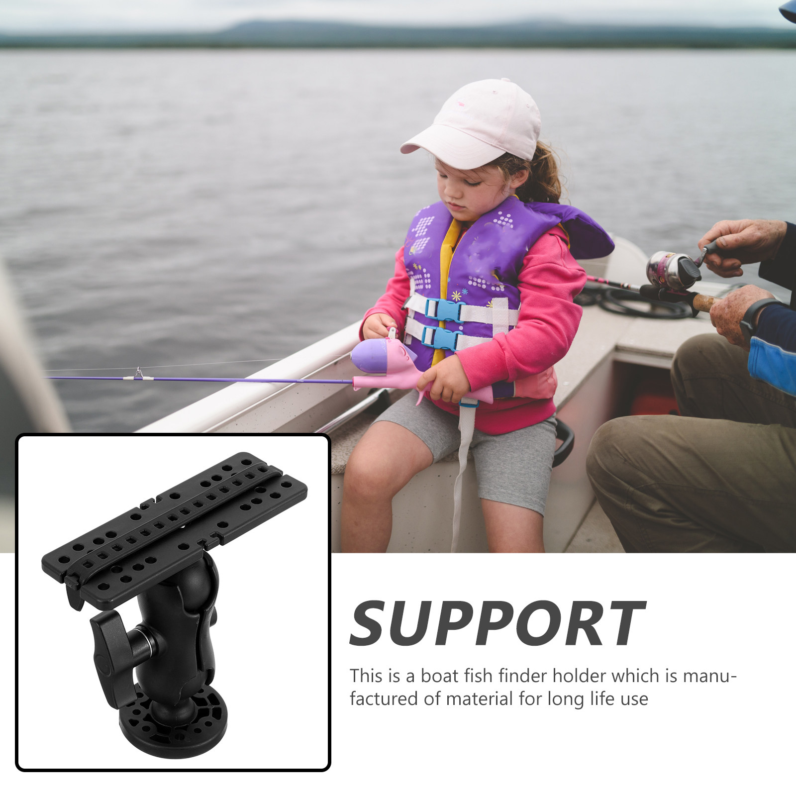 Robust Fish Finder Holder Moun - Fishing Kayak Fish Finder Mount review and price