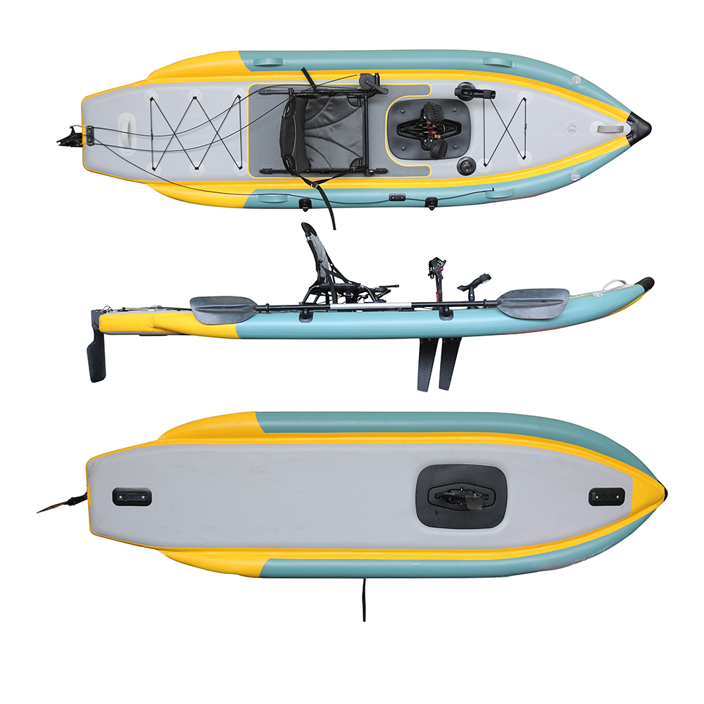 Pedal Propulsion Foldable Infl - Fishing Kayak Sit In review and price
