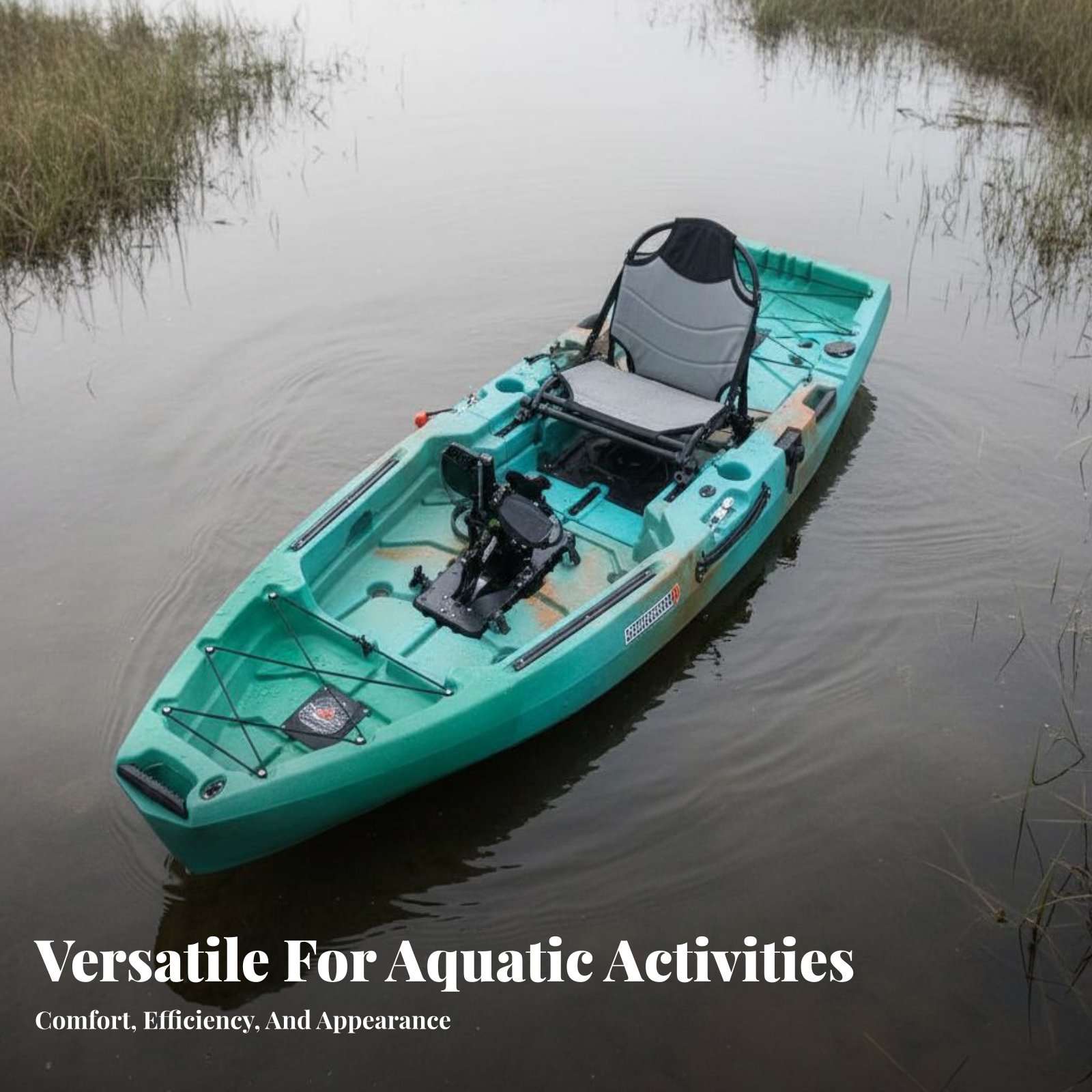 Pedal Drive Fishing Boat Folda - Fishing Kayak Pedal Drive review and price
