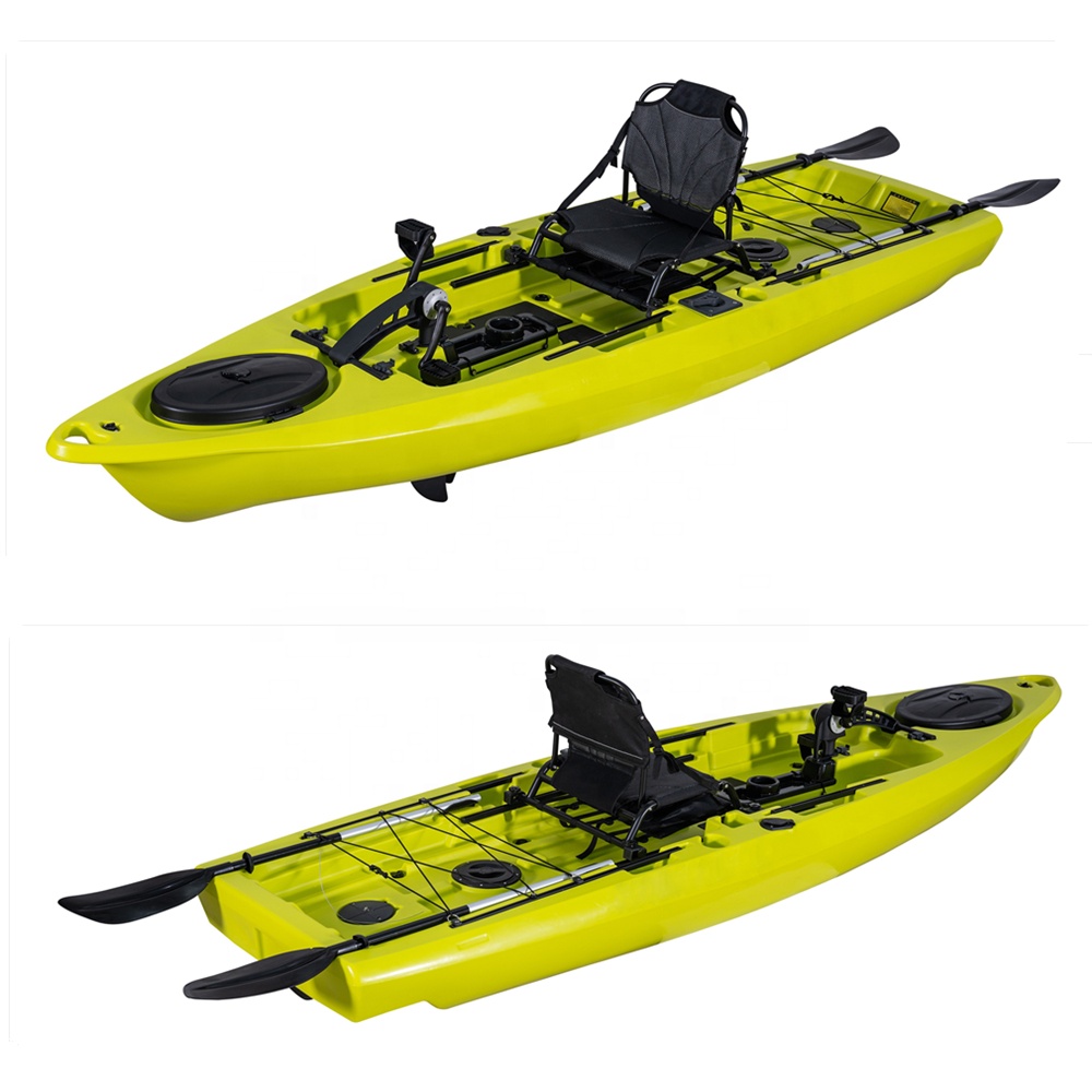 Best Fishing Boat 2024 New Exp - Fishing Kayak Pedal Drive review and price