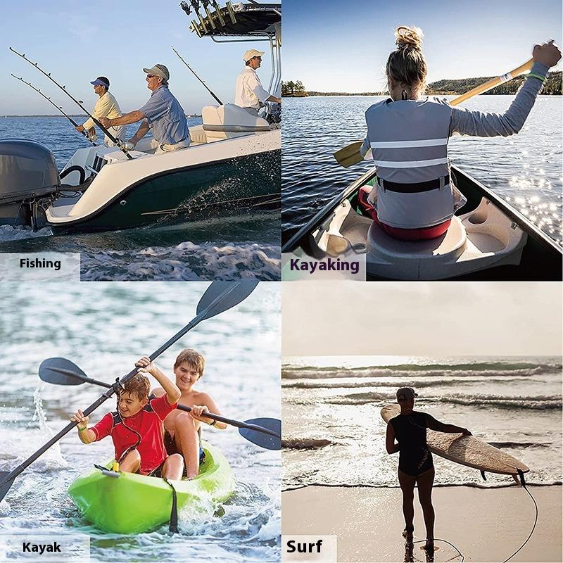 Adjustable Elastic Kayak Rod L - Fishing Kayak Paddle Leash review and price
