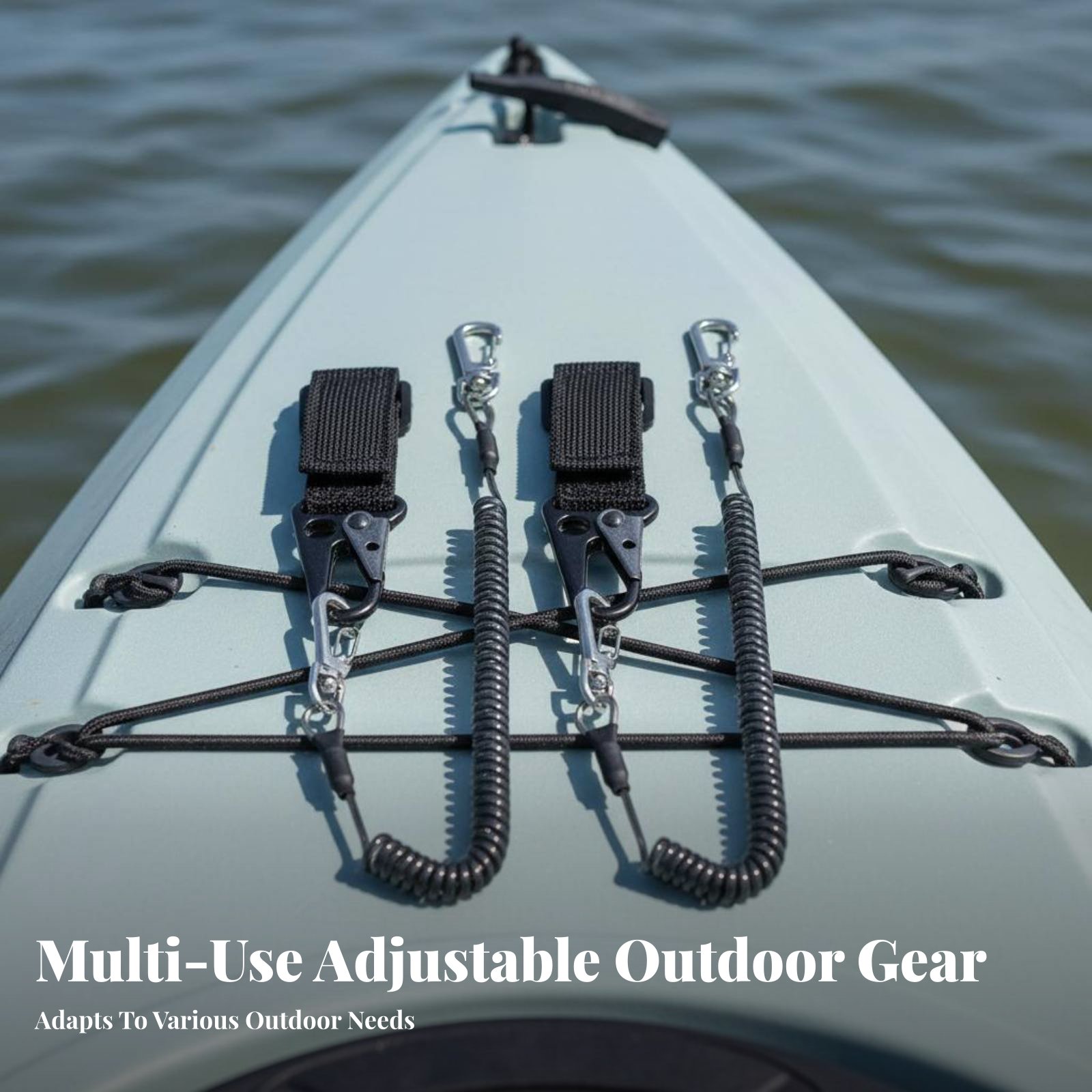 Retractable Rod Leash Adjustab - Fishing Kayak Paddle Leash review and price