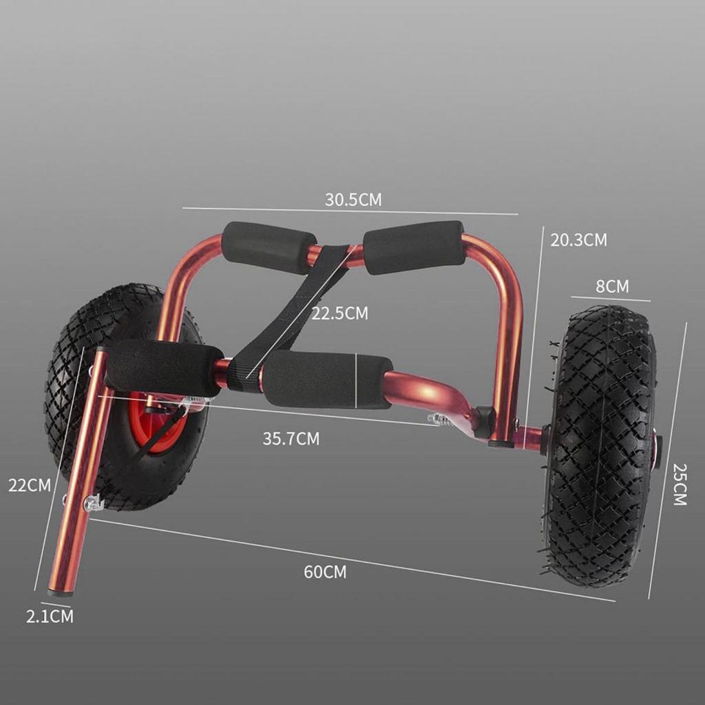 Adjustable Kayak Cart Folding  - Fishing Kayak Cart review and price