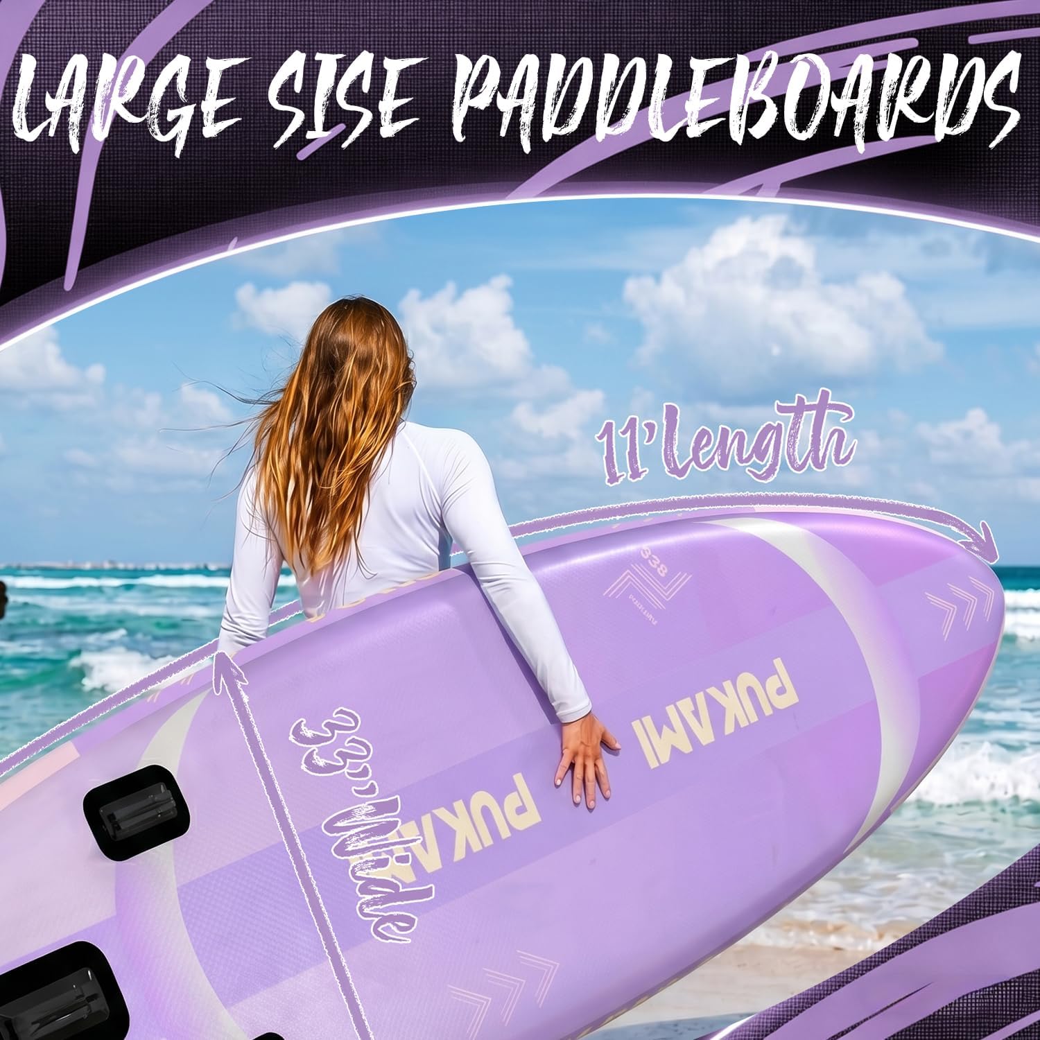 Extra Wide Inflatable Stand Up - Fishing Kayak Paddle review and price